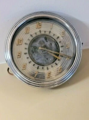 1946 47 48 Lincoln Mercury Ford Flathead Custom V-12 Original Clock  - Image 1 of 4