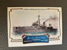 HMS Dreadnought 2011 Topps Allen Ginter Floating Fortresses FF16 