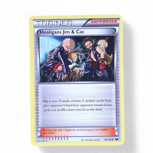 Hooligans Jim & Cas 95/108 Pokemon Dark Explorers NM - Picture 1 of 2