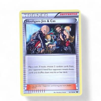 Hooligans Jim & Cas 95/108 Pokemon Dark Explorers NM - Image 1 of 2