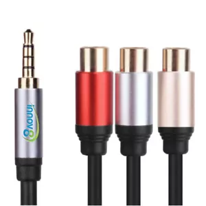 Cable de audio estéreo hembra Wonderwires 3,5 mm 1/8 pulgadas macho TRRS a 3 RCA 0,3 m - Imagen 1 de 1