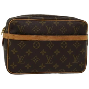 LOUIS VUITTON Monogram Compiegne 23 Clutch Bag M51847 LV Auth am5784 - Picture 1 of 19