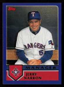 Jerry Narron 2003 Topps #290 Texas Rangers Baseball Card - Picture 1 of 2