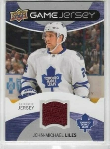 John-Michael Liles 12-13 Upper Deck Series 1 UD Game Jersey Toronto Maple Leafs - Picture 1 of 1