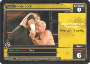 WWE: Body Lock [Played] card type Mid-match REVOLUTION Raw Deal Wrestling WWF - Picture 1 of 1