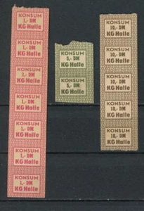 Germany GDR DDR Konsum discount premium stamps Halle Saxony-Anhalt revenues - Picture 1 of 1