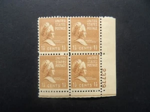 #805 1 1/2c Martha Washington Plate Block #23779 LR MNH OG VF Better # - Picture 1 of 1