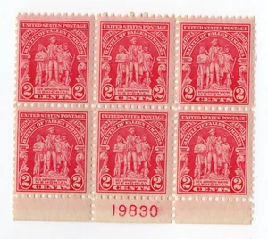 Scott #680 Battle of Fallin Timbers Plate Block of 6 Stamps - MNH P#19830 Bottom - Picture 1 of 2