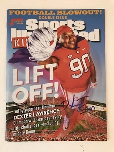 Dexter Lawrence signed Sports Illustrated for Kids 9/2018 Clemson Tigers - Picture 1 of 1