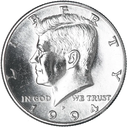 1994 P Kennedy Half Dollar CN-Clad Gem BU US Coin Cover