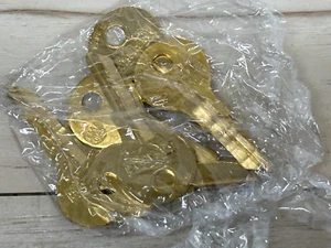 STAR Schlosserzubehör Messing EA6 Schlüsselrohlinge 6er Set Made in USA NOS - Bild 1 von 3