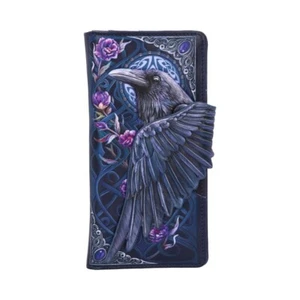Ravens Flight Embossed Purse 18.5cm Gothic Purse Nemesis Now 3D Wallet - Picture 1 of 6