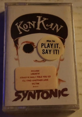 Kon Kan ‎– Syntonic Promotional Cassette Tape 1990 Promo New Sealed Htf Oop - Image 1 of 3