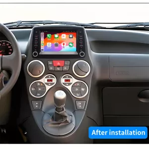 7" For 2003-12 Fiat Panda Carplay 4+32GB Stereo Radio GPS Navigation Wifi FM BT - Picture 1 of 23
