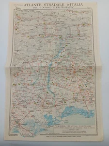 Atlante Stradale del T.C.I Udine - Tolmezzo anno 1925 Pirelli - Itala - Picture 1 of 2