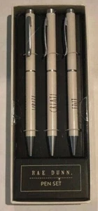 Rae Dunn Ballpoint Pen Set Write, Create, Edit 3 Pen Set New - Picture 1 of 4