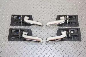 Juego de manijas de puerta interiores cromadas escaladas OEM para camioneta/SUV Chevy/GMC GMT800 (4) - Imagen 1 de 14