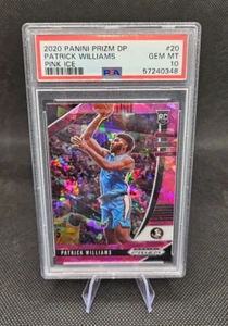 2020 Panini Prizm Draft Picks Pink Ice Patrick Williams PSA 10 GEM MT Rookie RC - Picture 1 of 2