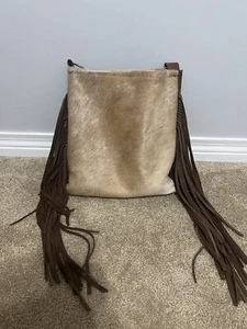 cowhide purse with fringe - Picture 1 of 8
