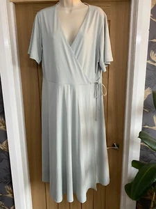 Beautiful H&M wrap style dress with tags party wedding Xl - Picture 1 of 5