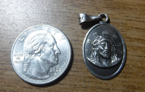 Holy Face of Jesus Sterling Silver Catholic Medal