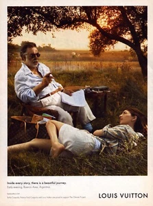 LOUIS VUITTON Sofia and Francis Ford Coppola Original 2008 Print Ad!! - Picture 1 of 1