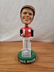 New, Dave Magee, Bobblehead, 2003 APC Surburban Downs, Horse Racing, Collectable - Picture 1 of 7