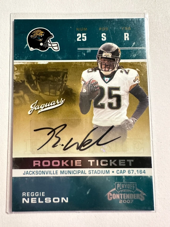 K100,846 - 2007 Playoff Contenders #212 Reggie Nelson Auto RC - Image 1 of 1