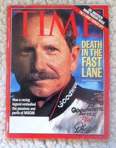 Vintage March 5, 2001 TIME Magazine DALE EARNHARDT: Death In The Fast Lane - Bild 1 von 8