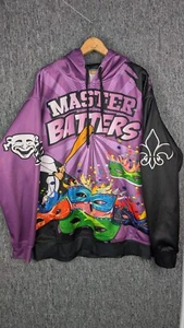 Master Batters Hoodie Pullover Herren 2XL Lila Karneval Thomas 19 Baseball - Bild 1 von 18
