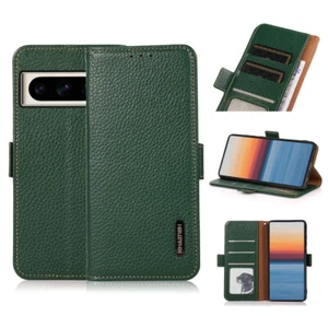 For Google Pixel Colourful Real Leather Flip Wallet Case Cover - Picture 1 of 27