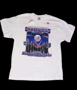 Rare Vintage Subway Series 2000 Full-Print T-Shirt MLB Baseball Yankees Large🔥 - Picture 1 of 9