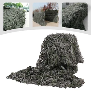 Tarnnetz 6X3 m camouflage Jagd Tarnnetz Tarnung Hunter Net Dunkelgrün Camouflage - Bild 1 von 21