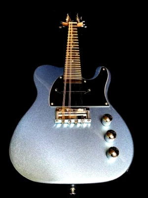 NUEVA MANDOLINA ELÉCTRICA COZART SÓLIDA DE 8 CUERDAS PELHAM BLUE - USA Foto 1 de 4