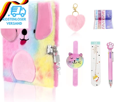 Geheimes Tagebuch Für Mädchen, Notizbuch Mit Vorhängeschloss, Privates Notizbuch - Bild 1 von 4