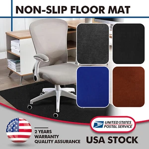 1× Office Chair Mat Computer Desk Chair Mat for Carpet Floor Scratches Protector - Picture 1 of 23