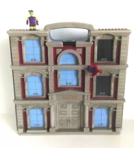 Mega Bloks Marvel City Bank Carry Case 2004 Spider-Man & Green Goblin - Rare - Picture 1 of 6