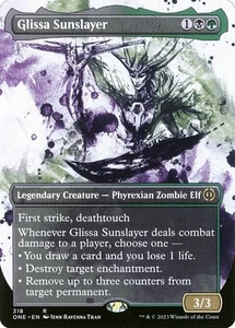 Magic The Gathering MTG GLISSA SUNSLAYER SHOWCASE Phyrexia: All Will Be One NM - Picture 1 of 1