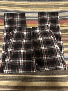 Pantalones de pijama Nevada Lounge para hombre negros a cuadros talla mediana nuevos sin etiquetas - Imagen 1 de 7