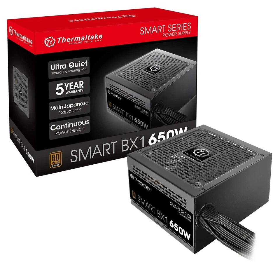 Smart BX1 650W Bronze SLI/ CrossFire Ready Continuous Power ATX12V V2.3/ EPS ... - Image 1 of 4