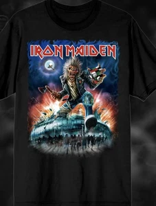 OFFICIAL IRON MAIDEN RUN LIVES BUDAPEST ARENA UK TOUR 2025 SHIRT 5/27 5/28 L - Picture 1 of 5