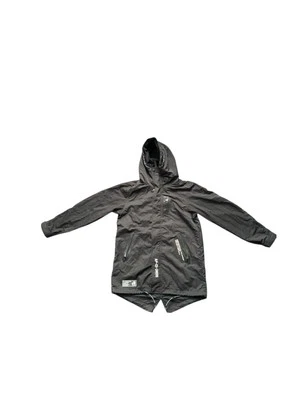 AAPE  X BAPE A Bathing Ape Windbreaker Jacket  Mens Small  Black Graphic Zip Up - Image 1 of 4