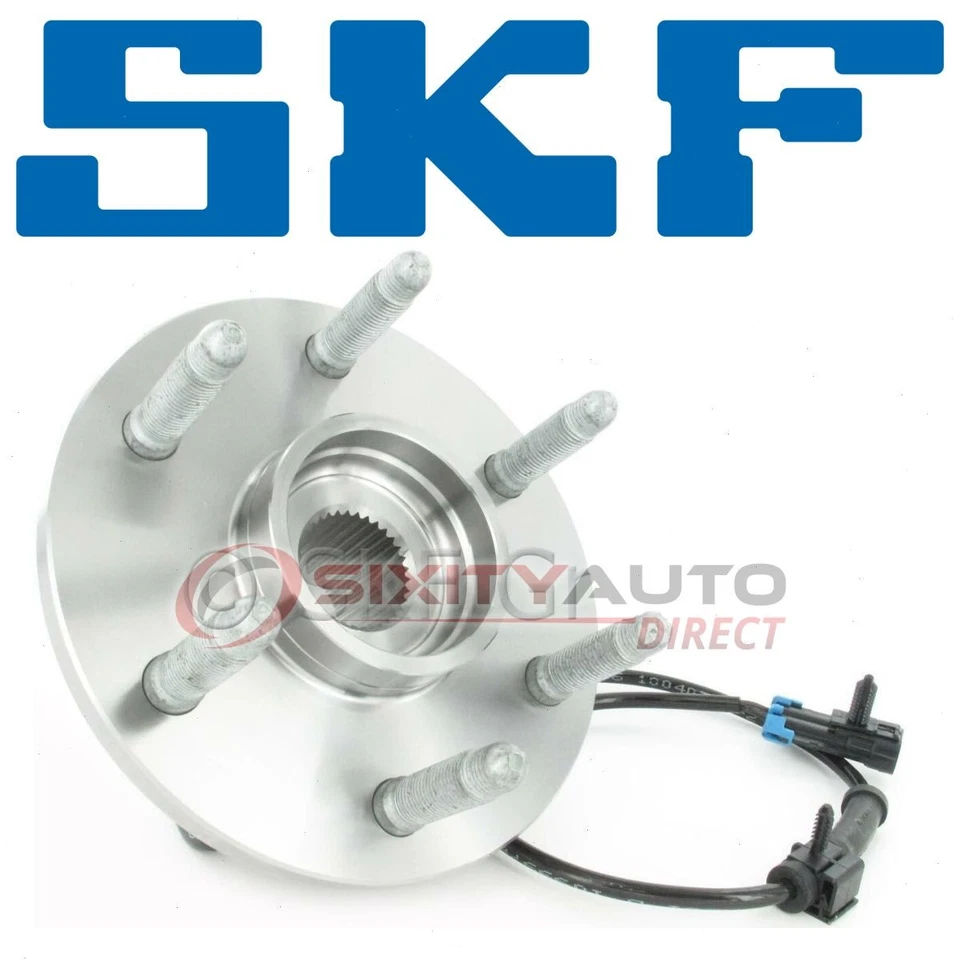 SKF Front Axle Bearing and Hub Assembly for 1999-2006 GMC Sierra 1500 - rc Foto 1 de 4
