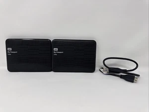 2-Western Digital My Passport Ultra 1TB Black External Hard Drives WDBZFP0010BBK - Picture 1 of 10