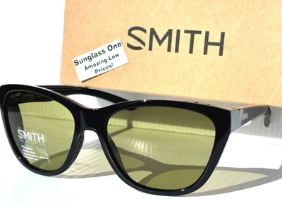 NUEVO Smith Optics SHOAL Negro ChromaPop POLARIZADO Bajo Claro Amarillo Gafas de Sol Foto 1 de 4