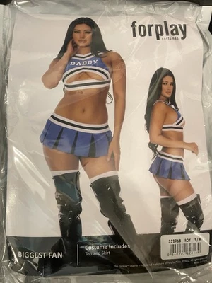 Foreplay Biggest Fan Sexy Cheerleader Costume Size S/M - Image 1 of 3