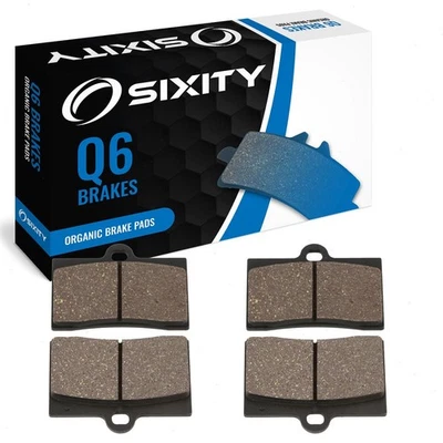 Front Organic Brake Pads 1995 Ducati 916 SP Set Full Kit Biposto Complete ef — 第 1/4 张图片