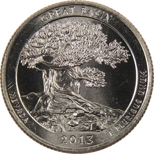 USA - 2013P - Washington ¼ $ - Great Basin - Low Mintage - Picture 1 of 1