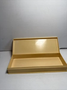Vintage Bakelite ? Celluloid  Hinged Storage Box 30cm long England - Picture 1 of 16