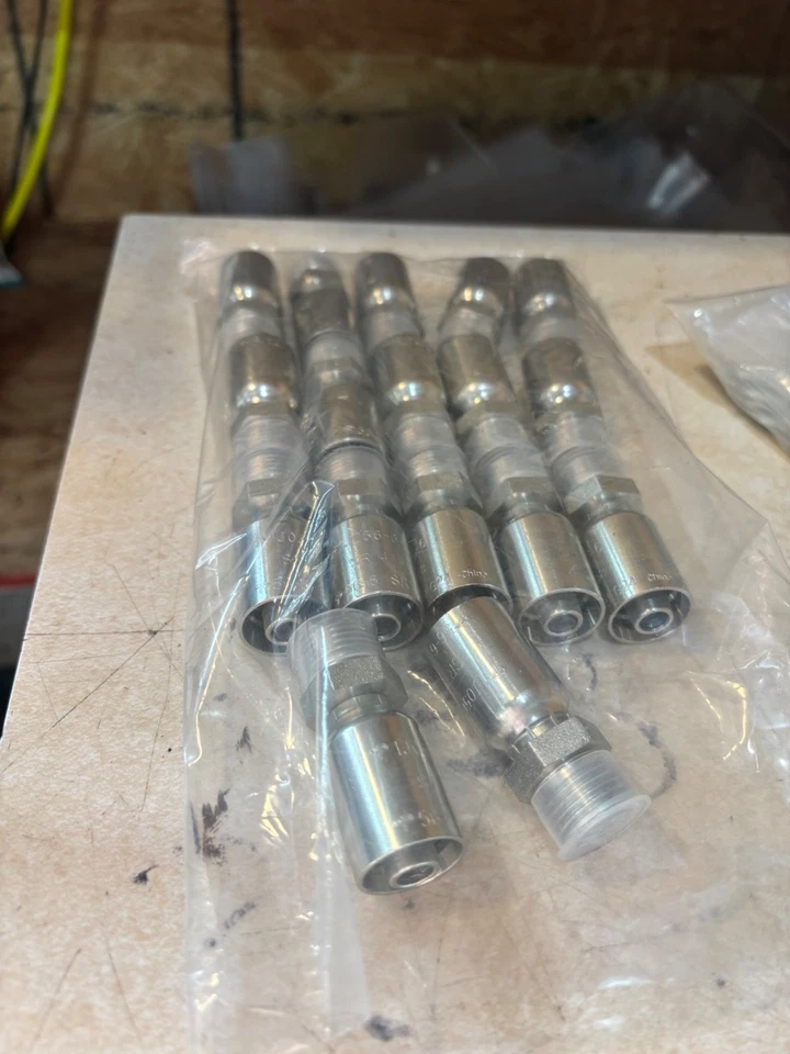 Parker 1j056-6-6 56 Service Hose Fittings Px- of 5